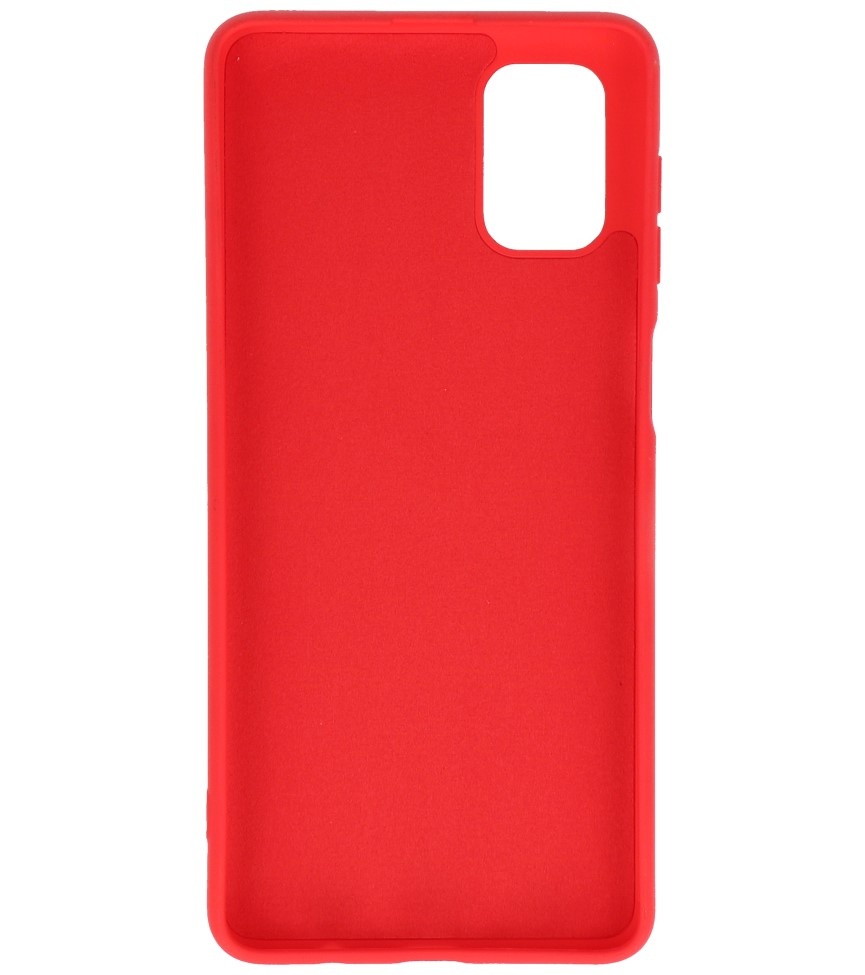 Coque en TPU Fashion Color Samsung Galaxy M51 Rouge