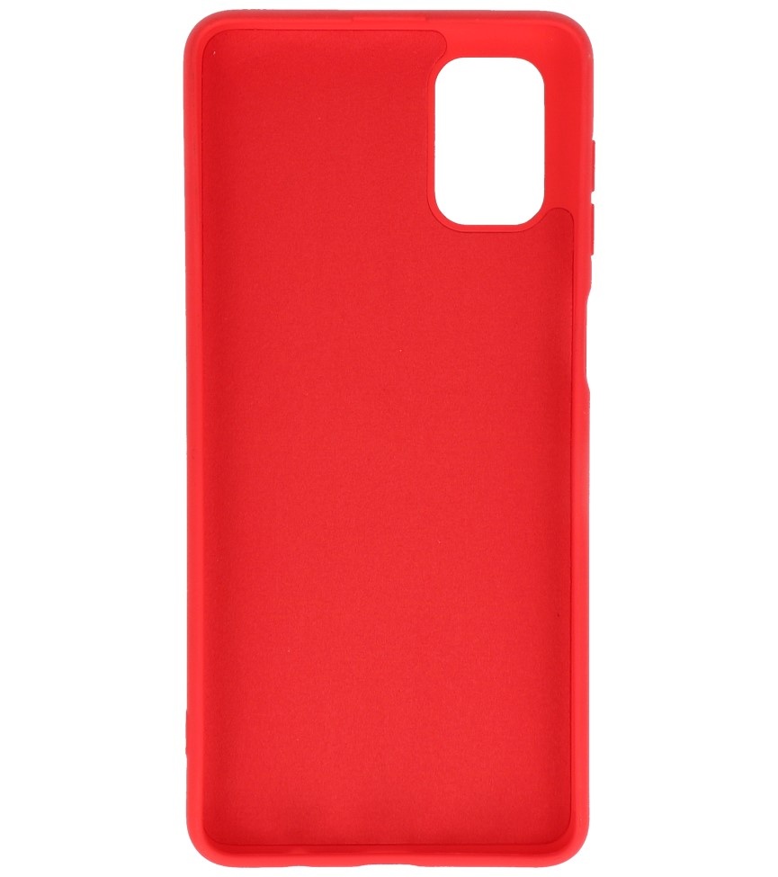 Custodia in TPU color fashion per Samsung Galaxy M51 rossa