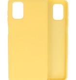 Coque en TPU Fashion Color Samsung Galaxy M51 Jaune