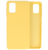 Fashion Color TPU Hoesje Samsung Galaxy M51 Geel