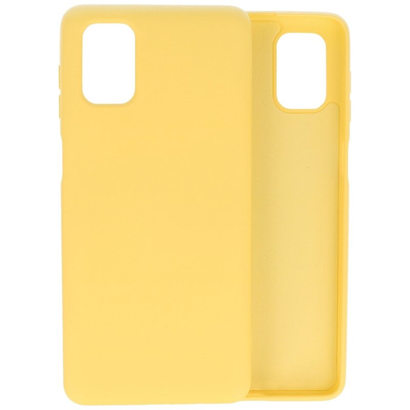 Mode Farbe TPU Fall Samsung Galaxy M51 Gelb