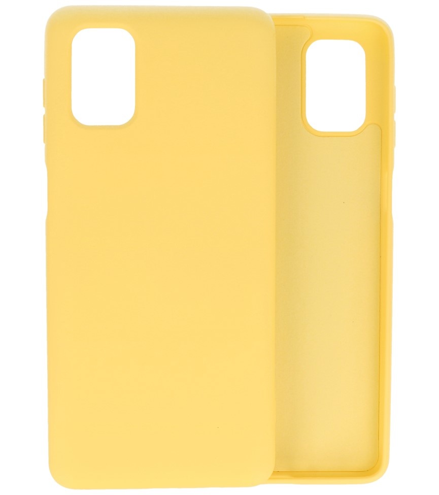 Custodia in TPU colore moda Samsung Galaxy M51 gialla