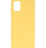 Coque en TPU Fashion Color Samsung Galaxy M51 Jaune