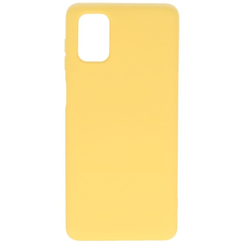 Mode Farbe TPU Fall Samsung Galaxy M51 Gelb