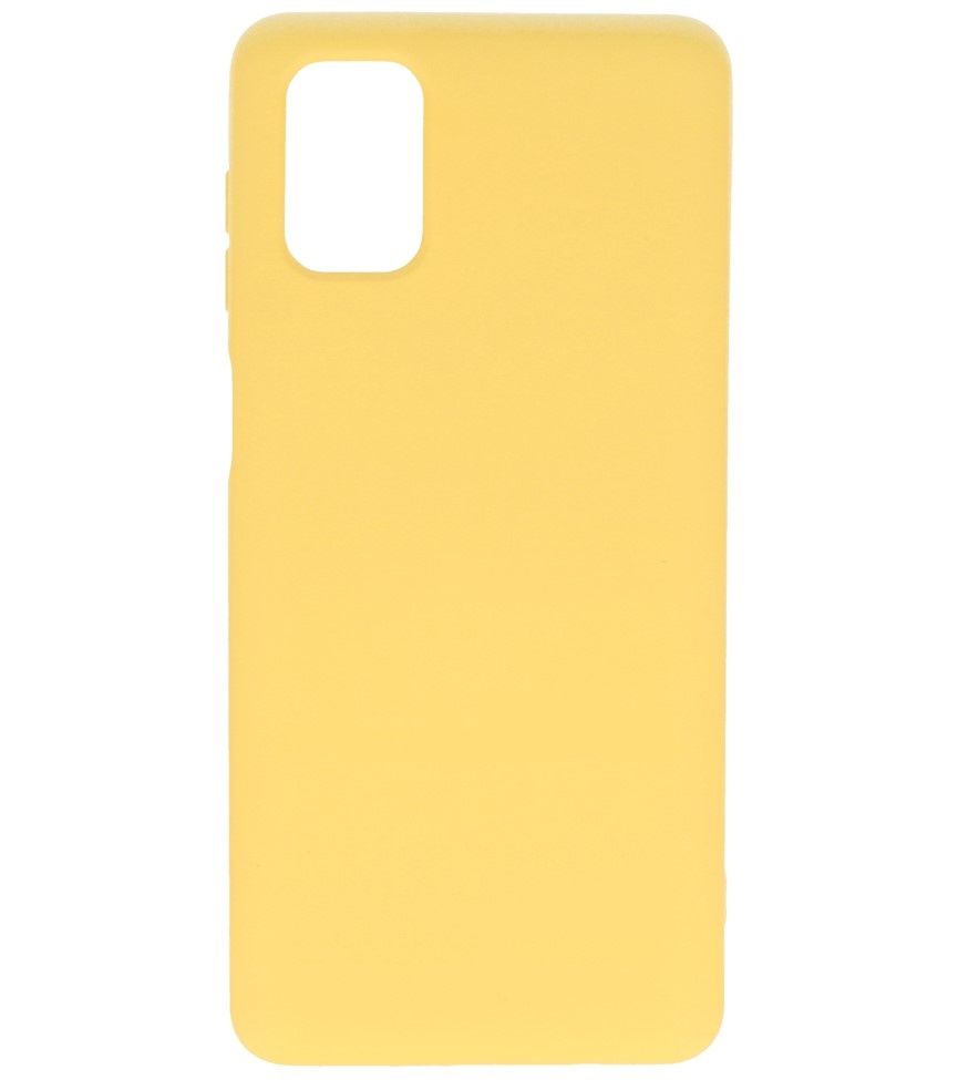 Mode Farbe TPU Fall Samsung Galaxy M51 Gelb