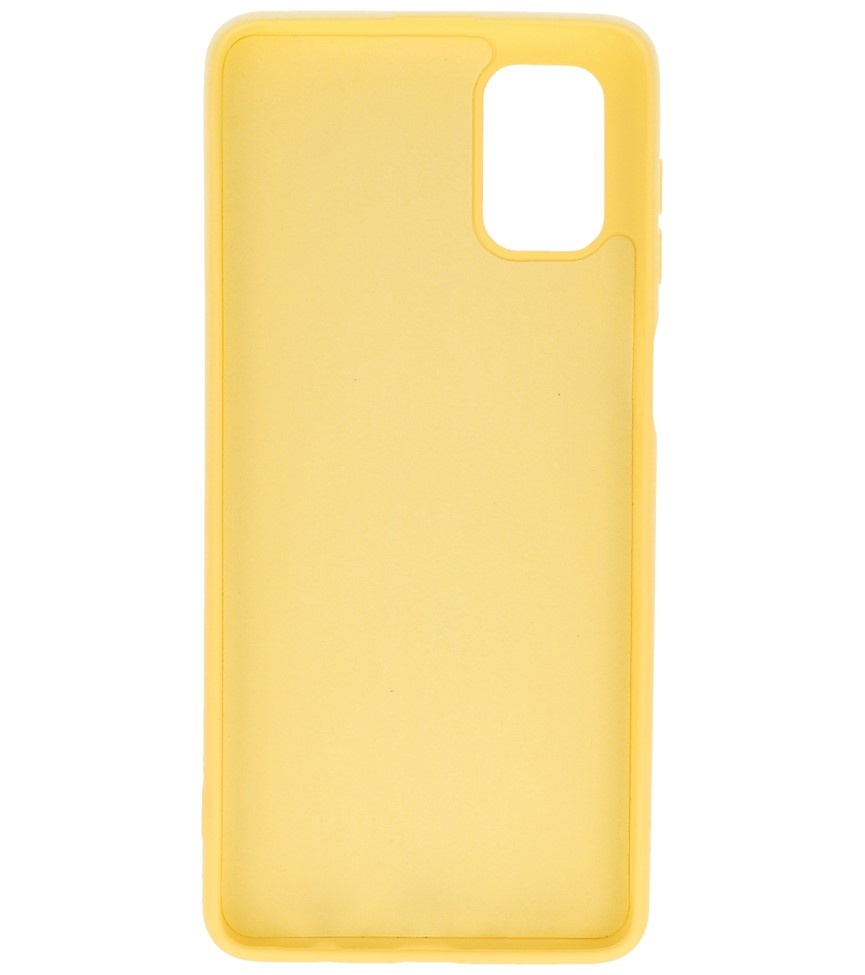 Coque en TPU Fashion Color Samsung Galaxy M51 Jaune