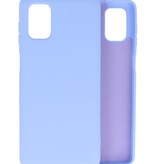 Coque en TPU Fashion Color Samsung Galaxy M51 Violet