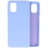 Coque en TPU couleur mode 2.0 mm d'épaisseur pour Samsung Galaxy M51 Violet