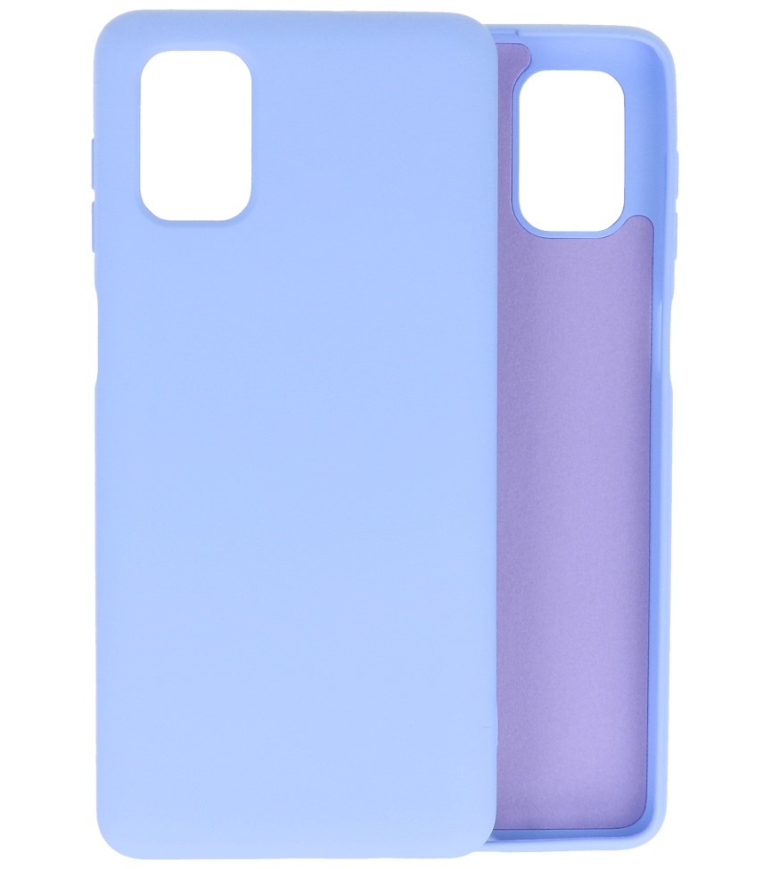 Coque en TPU Fashion Color Samsung Galaxy M51 Violet