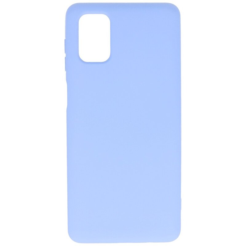 Fashion Color TPU Cover Samsung Galaxy M51 Lilla