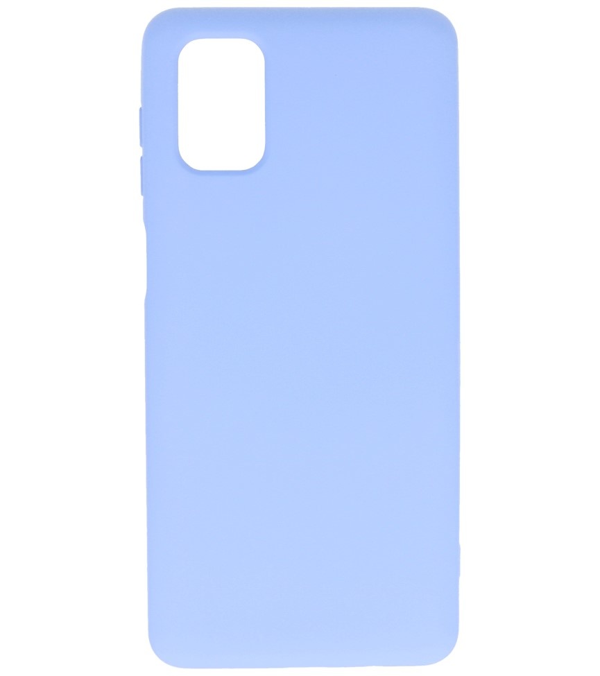 Estuche de TPU en color de moda Samsung Galaxy M51 Morado