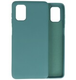 Fashion Color TPU Cover Samsung Galaxy M51 Mørkegrøn