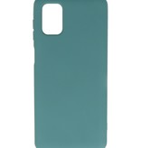 Coque en TPU Fashion Color Samsung Galaxy M51 Vert Foncé