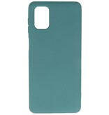 Custodia in TPU colore moda per Samsung Galaxy M51 verde scuro