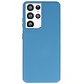 2.0mm Dikke Fashion Color TPU Hoesje Samsung Galaxy S21 Ultra Navy