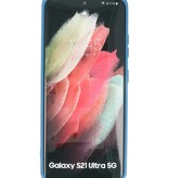 Coque en TPU Fashion Color Samsung Galaxy S21 Ultra Navy