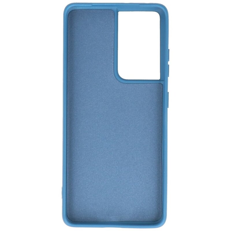 Fashion Color TPU Case Samsung Galaxy S21 Ultra Navy