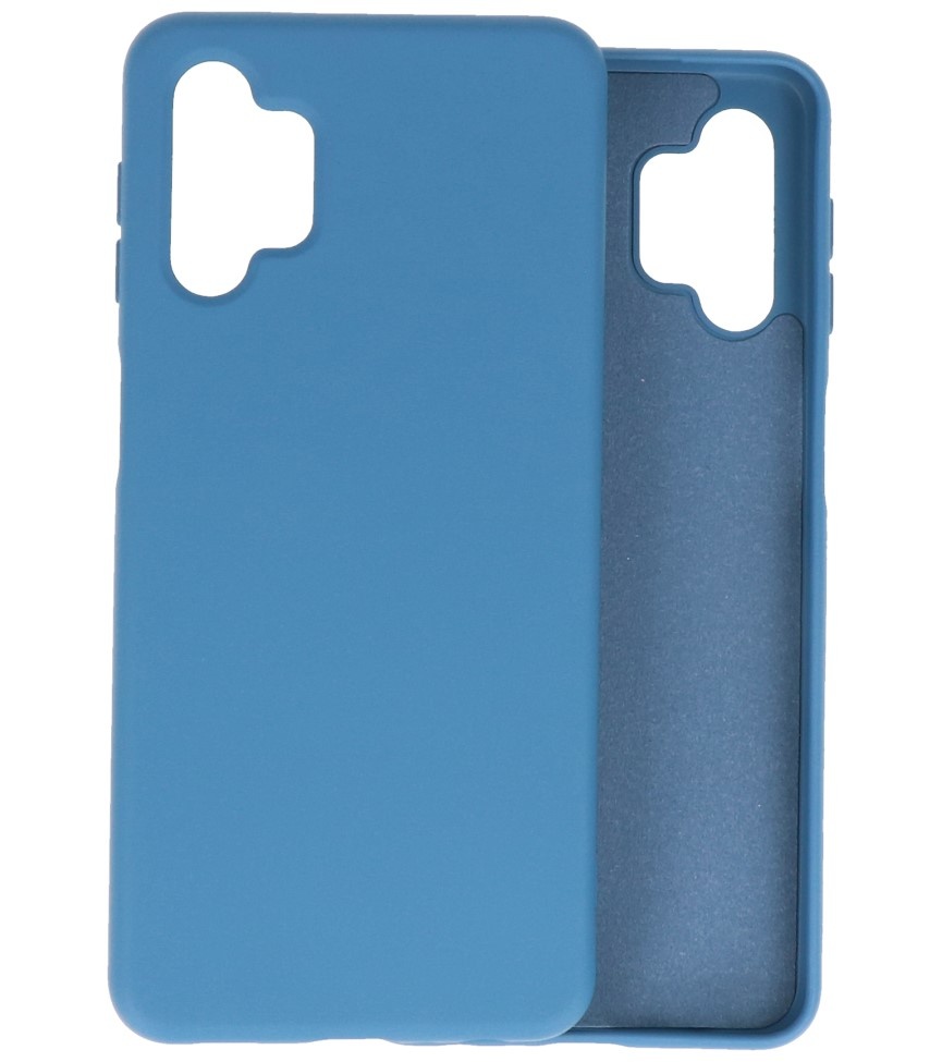 Estuche de TPU en color de moda para Samsung Galaxy A32 5G Azul marino