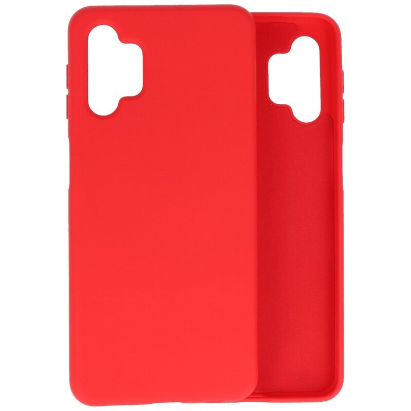 Fashion Color TPU Cover Samsung Galaxy A32 5G Rød