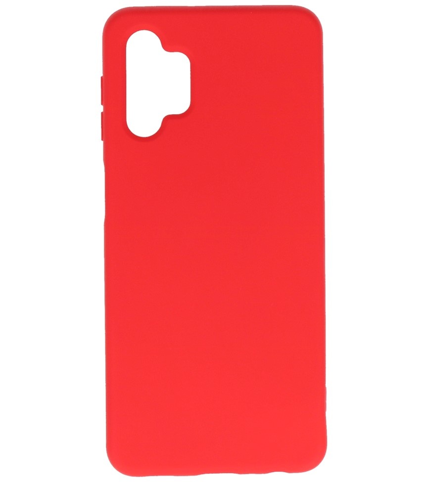 Custodia in TPU colore moda Samsung Galaxy A32 5G rosso