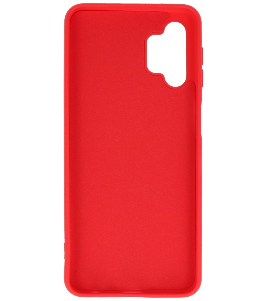 Carcasa de TPU Color Moda para Samsung Galaxy A32 5G Rojo