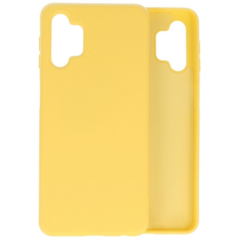 Coque en TPU Fashion Color Samsung Galaxy A32 5G Jaune