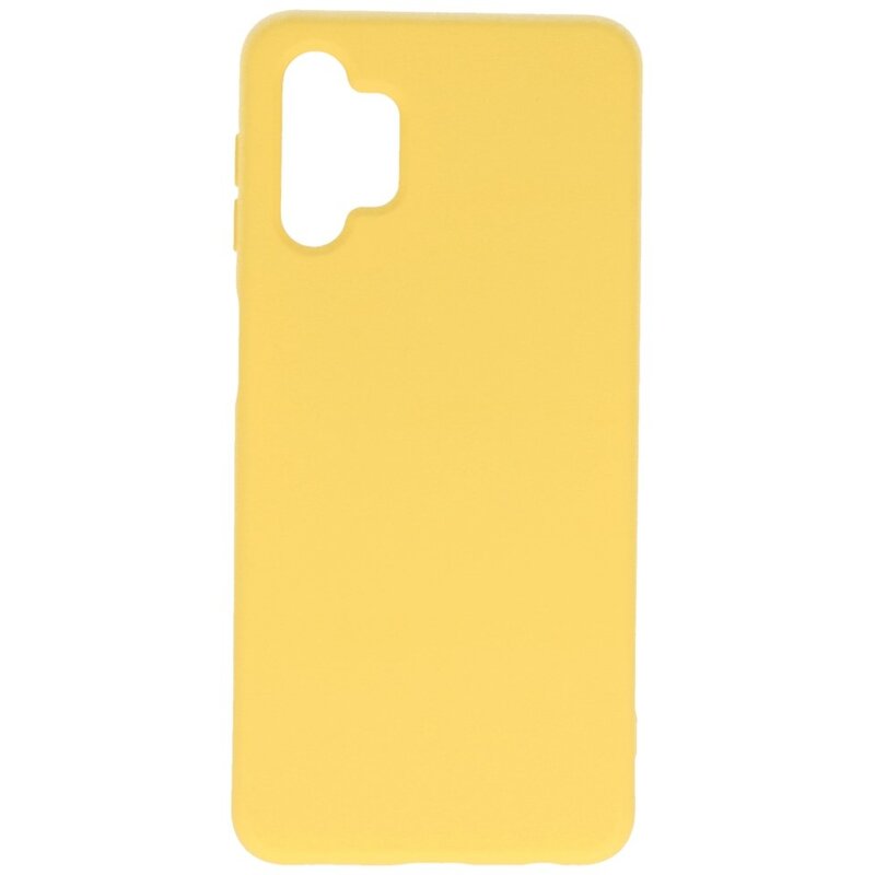 Fashion Color TPU Hoesje Samsung Galaxy A32 5G Geel