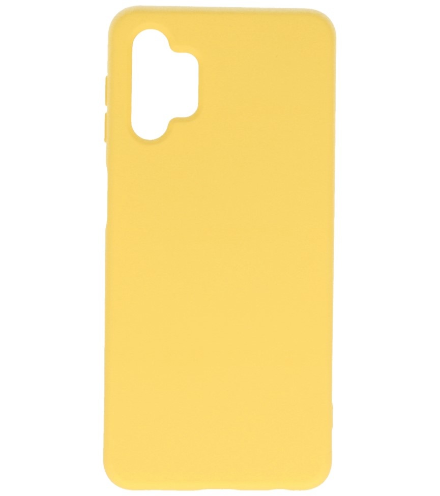 Coque en TPU Fashion Color Samsung Galaxy A32 5G Jaune