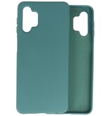 Fashion Color TPU Hoesje Samsung Galaxy A32 5G Donker Groen