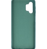 Estuche de TPU en color de moda Samsung Galaxy A32 5G Verde oscuro