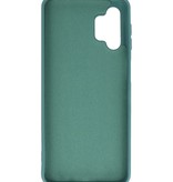 Fashion Color TPU Cover Samsung Galaxy A32 5G Mørkegrøn