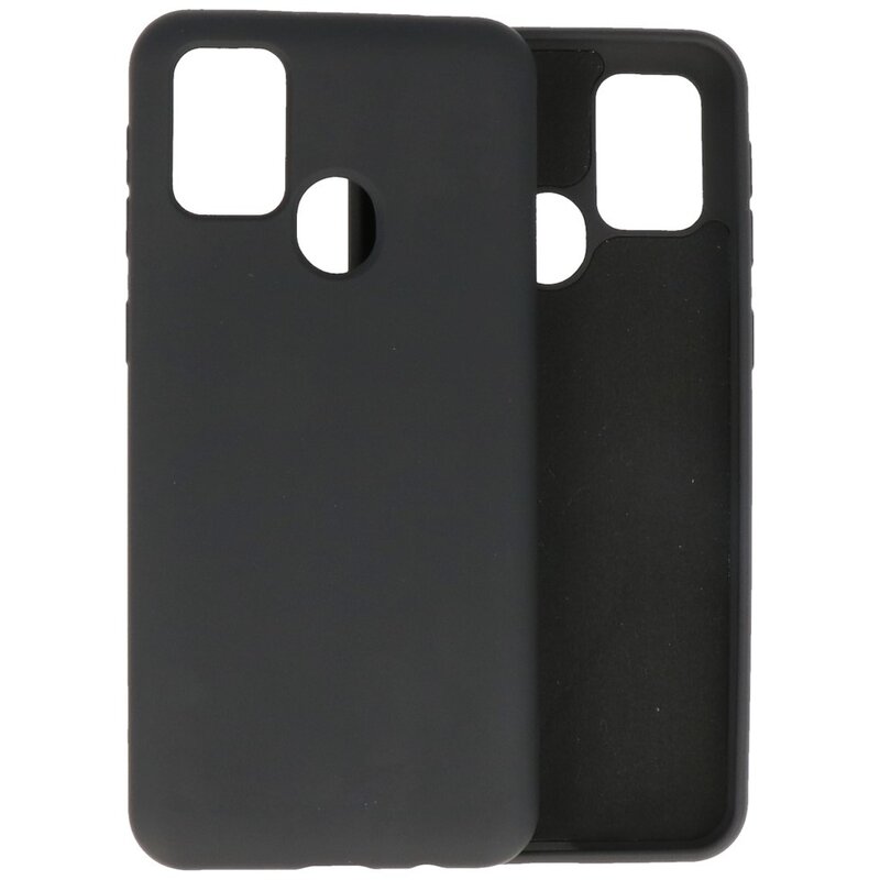 Mode farve TPU taske Samsung Galaxy M21 / M21s sort