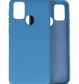 Carcasa de TPU en color de moda para Samsung Galaxy M21 / M21s Azul marino
