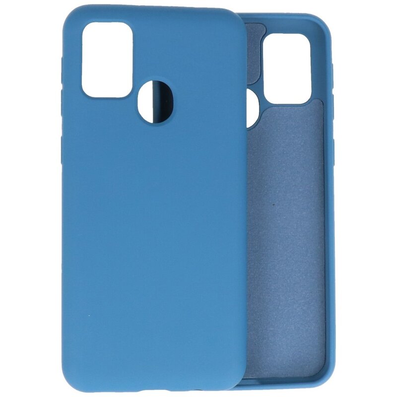 Coque en TPU Fashion Color Samsung Galaxy M21 / M21s Marine