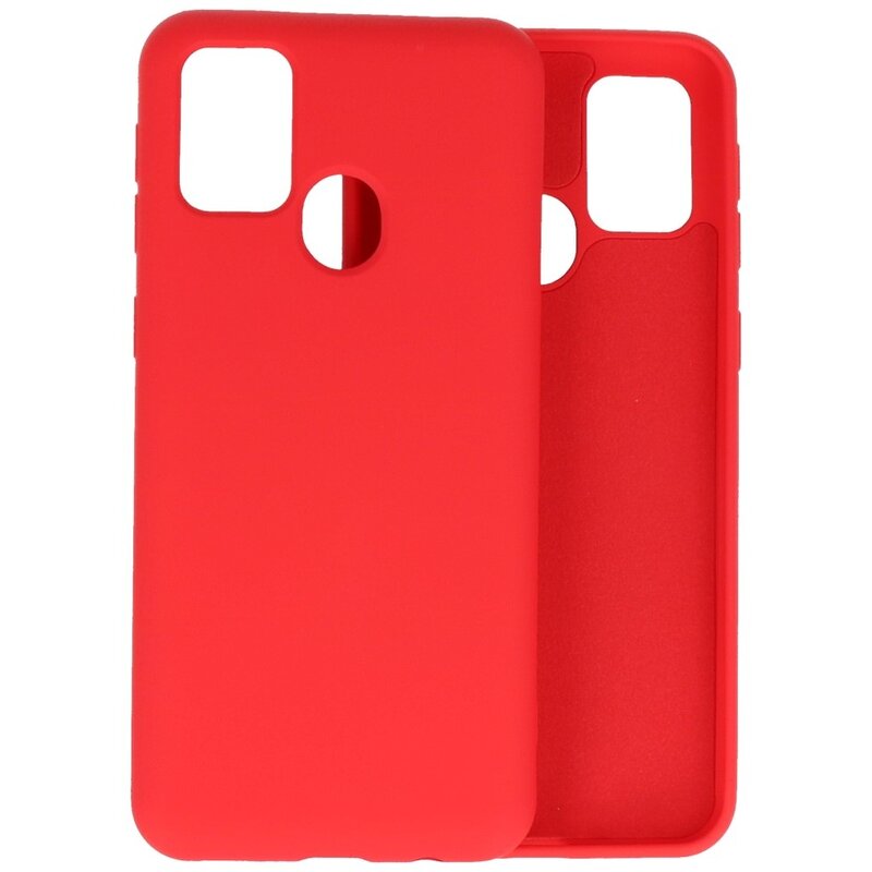 Coque en TPU Fashion Color Samsung Galaxy M21 / M21s Rouge