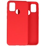 Carcasa De TPU De Color De Moda Gruesa De 2.0mm Para Samsung Galaxy M21 / M21s Rojo