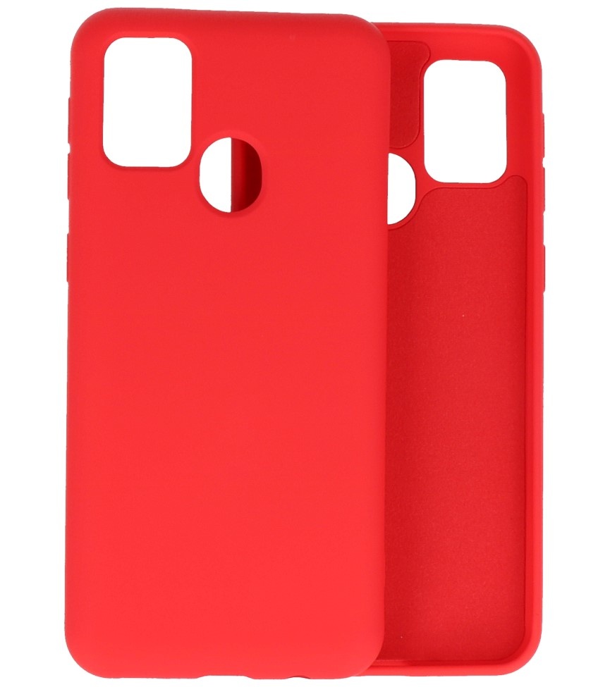 Carcasa Fashion Color TPU para Samsung Galaxy M21 / M21s Rojo