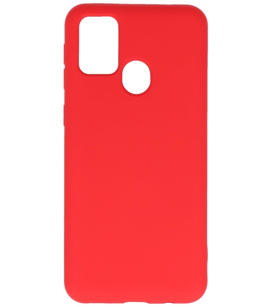 Carcasa Fashion Color TPU para Samsung Galaxy M21 / M21s Rojo