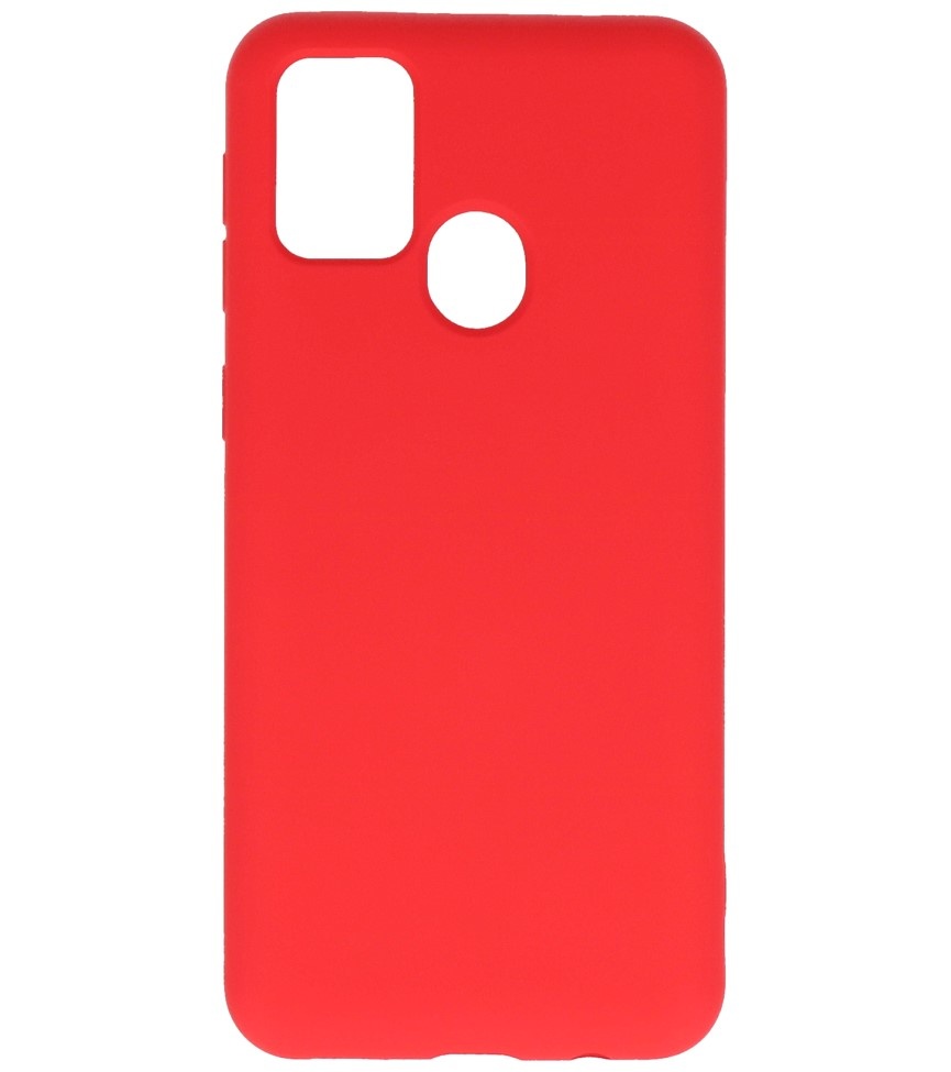 Fashion Color TPU Case Samsung Galaxy M21 / M21s Red