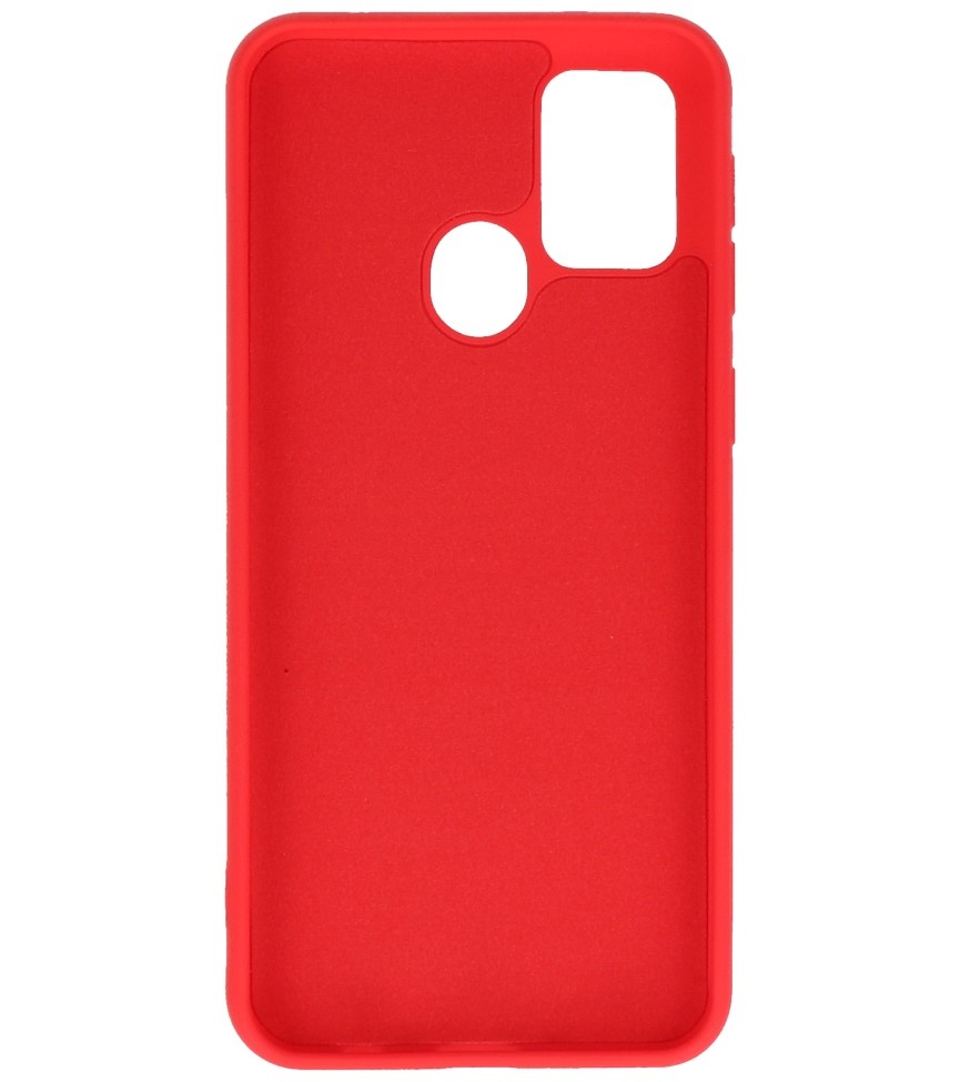 Carcasa Fashion Color TPU para Samsung Galaxy M21 / M21s Rojo