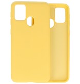 Fashion Color TPU Cover Samsung Galaxy M21 / M21s Gul