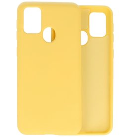 Custodia in TPU di colore moda spesso 2,0 mm per Samsung Galaxy M21 / M21s gialla