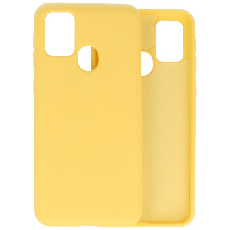 Custodia in TPU colore moda Samsung Galaxy M21 / M21s giallo