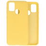 Coque Samsung Galaxy M21 / M21s en TPU Couleur Fashion Epais 2.0mm Jaune