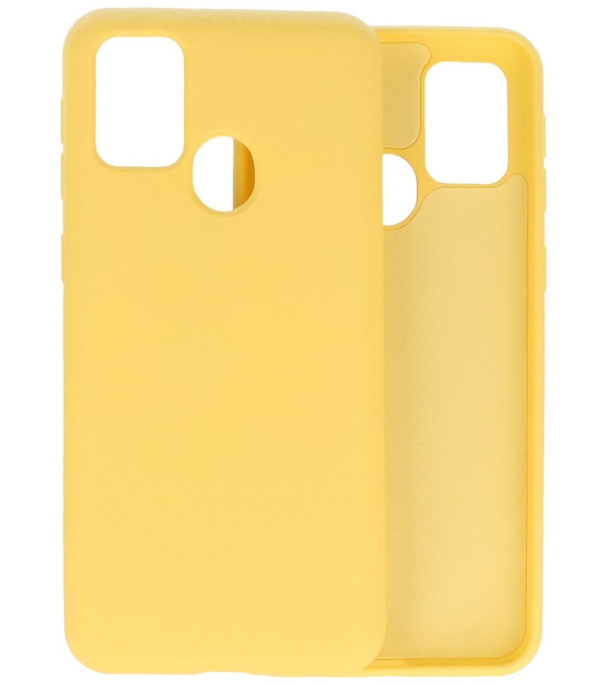 Carcasa Fashion Color TPU Samsung Galaxy M21 / M21s Amarillo