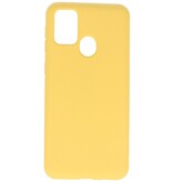 Fashion Color TPU Cover Samsung Galaxy M21 / M21s Gul
