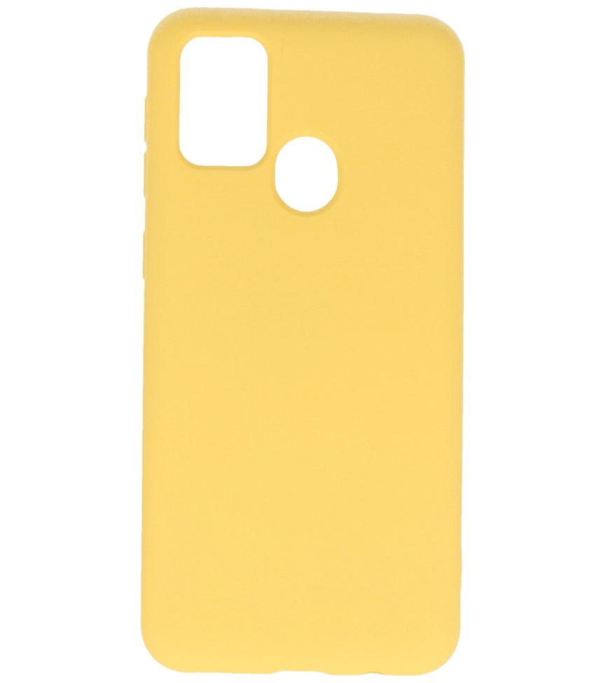 Mode Farbe TPU Fall Samsung Galaxy M21 / M21s Gelb