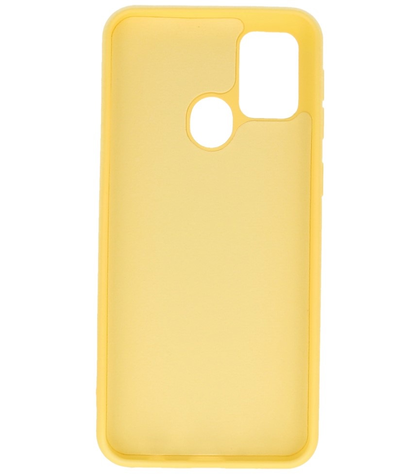 Mode Farbe TPU Fall Samsung Galaxy M21 / M21s Gelb