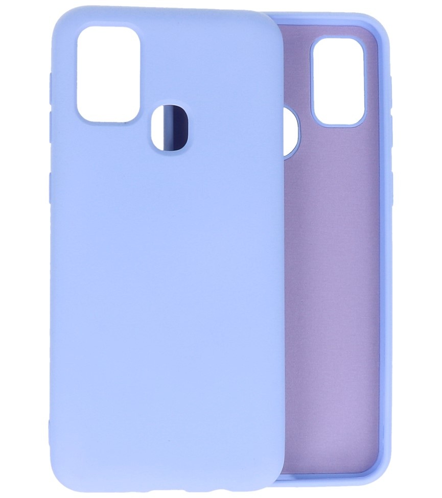 Fashion Color TPU Case Samsung Galaxy M21 / M21s Purple