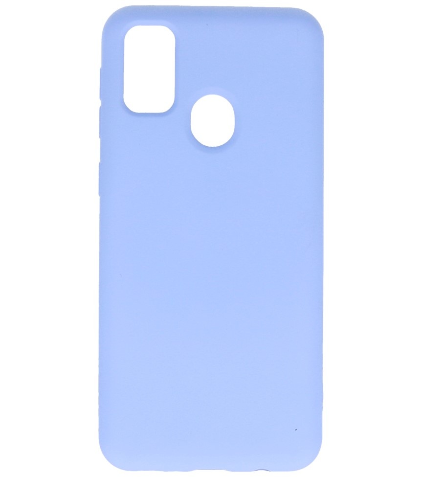 Mode farve TPU taske Samsung Galaxy M21 / M21s Lilla